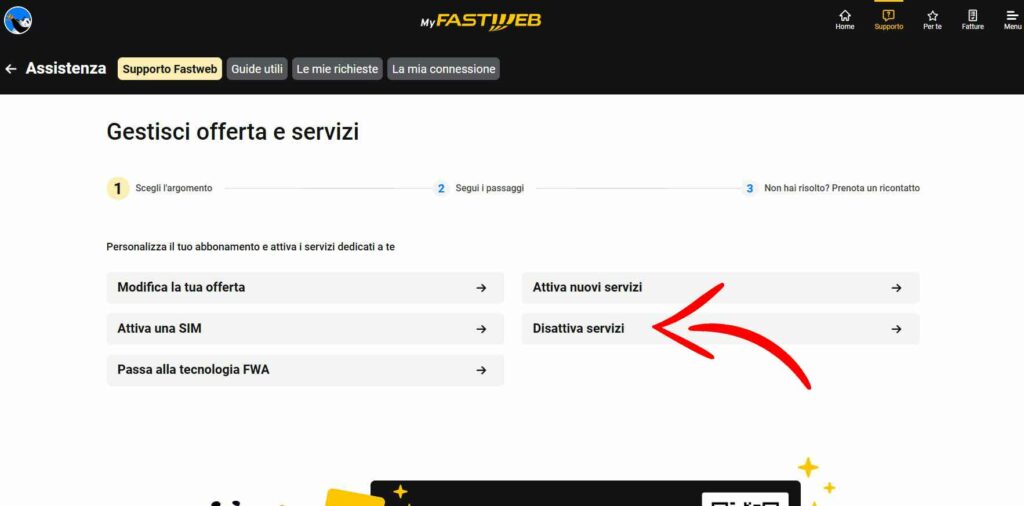 Disdetta Linea Fastweb , chiusura contratto fibra fastweb