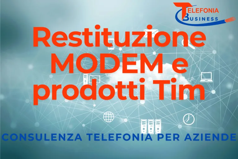 Come restituire un prodotto TIM e compilare il modulo