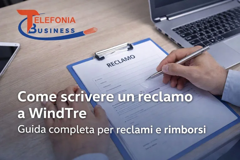 Scrivere un reclamo a WindTre: guida e modulo
