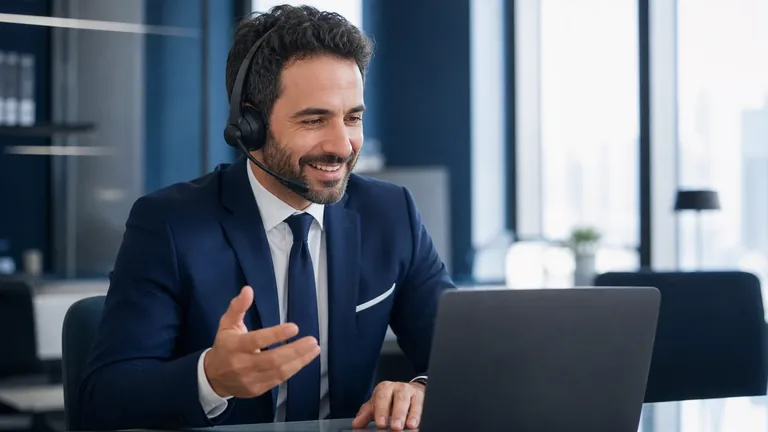 Consulente di telefonia aziendale spiega l'anticipo conversazioni