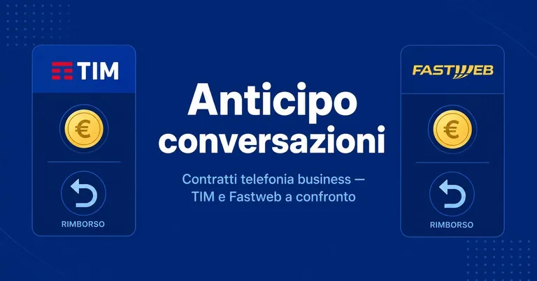 Anticipo conversazioni TIM e Fastweb: cos'è e come evitarlo
