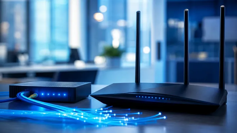 Offerta fibra Fastweb Business con modem professionale e internet illimitato per l'ufficio