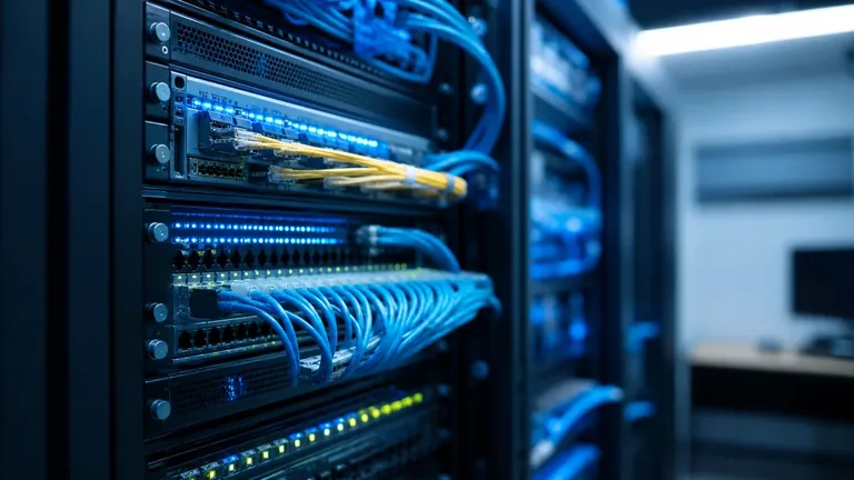 Rack di rete aziendale con banda garantita e SLA per la connettività d'impresa