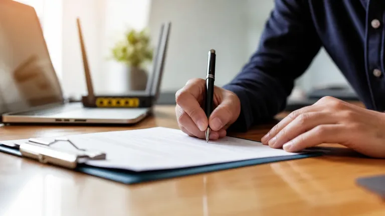 Firma della documentazione per la voltura Persona che firma la documentazione per la voltura di una linea internet FWA