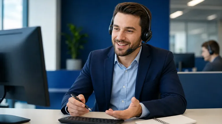 Consulenza per la voltura WindTre Business Consulente di telefonia aziendale che assiste un cliente nella voltura WindTre Business
