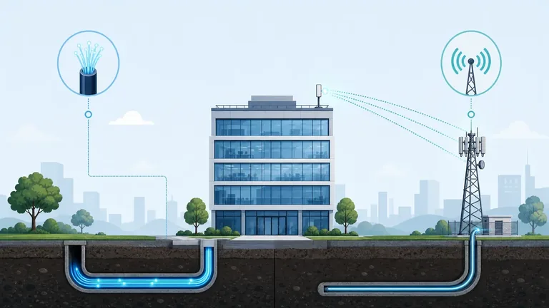 Confronto tra FWA VHCN e fibra FTTH per aziende