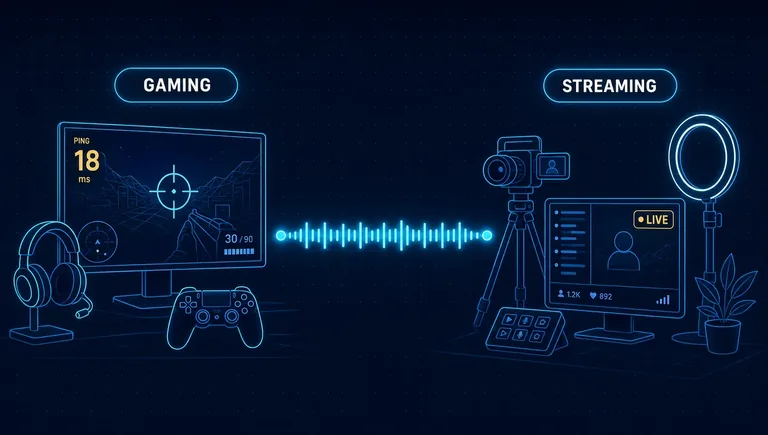 Gaming online e streaming: il peso della latenza Gaming online e live streaming: ping basso e trasmissione stabile con priorità sul traffico dati