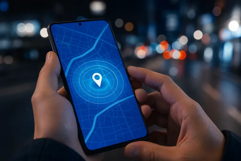 Smartphone che invia la posizione alla centrale del 112 tramite il protocollo AML