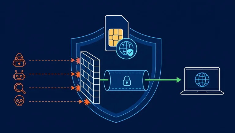 Sicurezza di una SIM con IP pubblico: firewall e VPN Firewall e VPN a protezione di un dispositivo esposto su Internet con SIM a IP pubblico